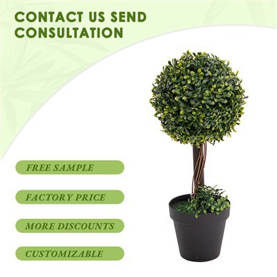 Coed Topiary Artiffisial ar gyfer Addurno Gardd Awyr Agored