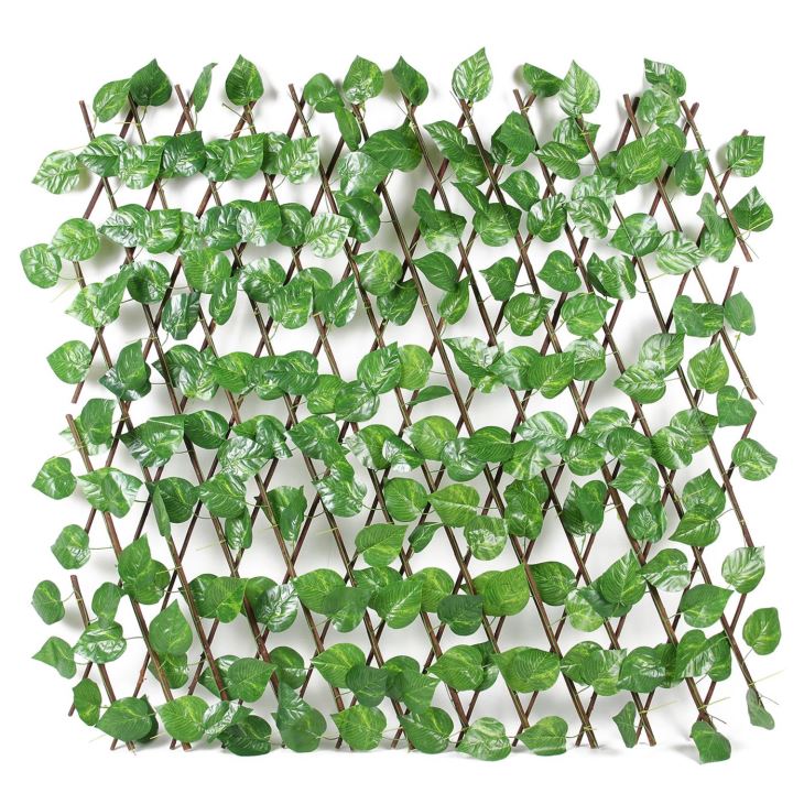 Artificial Fence Greenery Foliage Leaves Fence