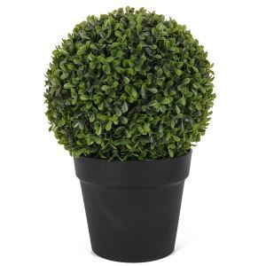 Bonsai Planhigion Artiffisial Pêl Boxwood Artiffisial